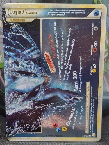 Lugia Legend (Bottom) 114/123 Heartgold & Soulsilver Holo