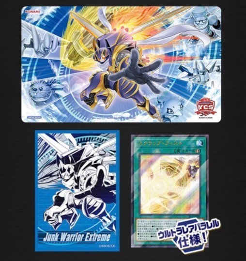 Yugioh Junk Warrior Official Duel set Playmat Sleeve Set YCSJ