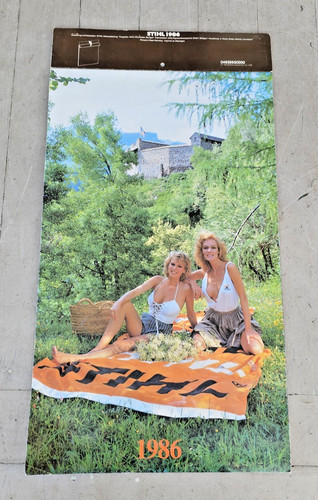 VINTAGE STIHL 1986 CALENDAR, VERY GOOD/EXCELLENT CONDITION, COMPLETE