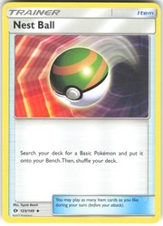 Nest Ball 123/149 Sun & Moon Base Set Uncommon Trainer