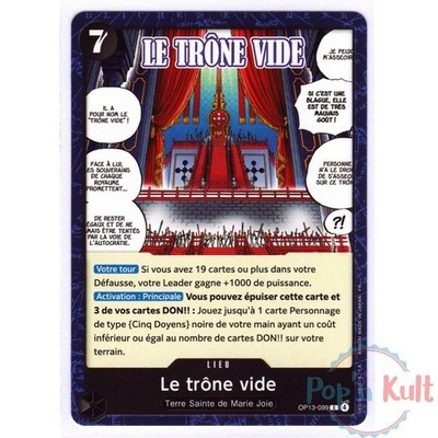 One Piece Card Game Karte OP13-099 C Der leere Thron [DE] TCG OP13 Near Mint