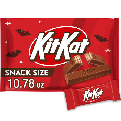 Kit Kat Milk Chocolate Wafer Snack Size Candy, Bag 10.78 oz