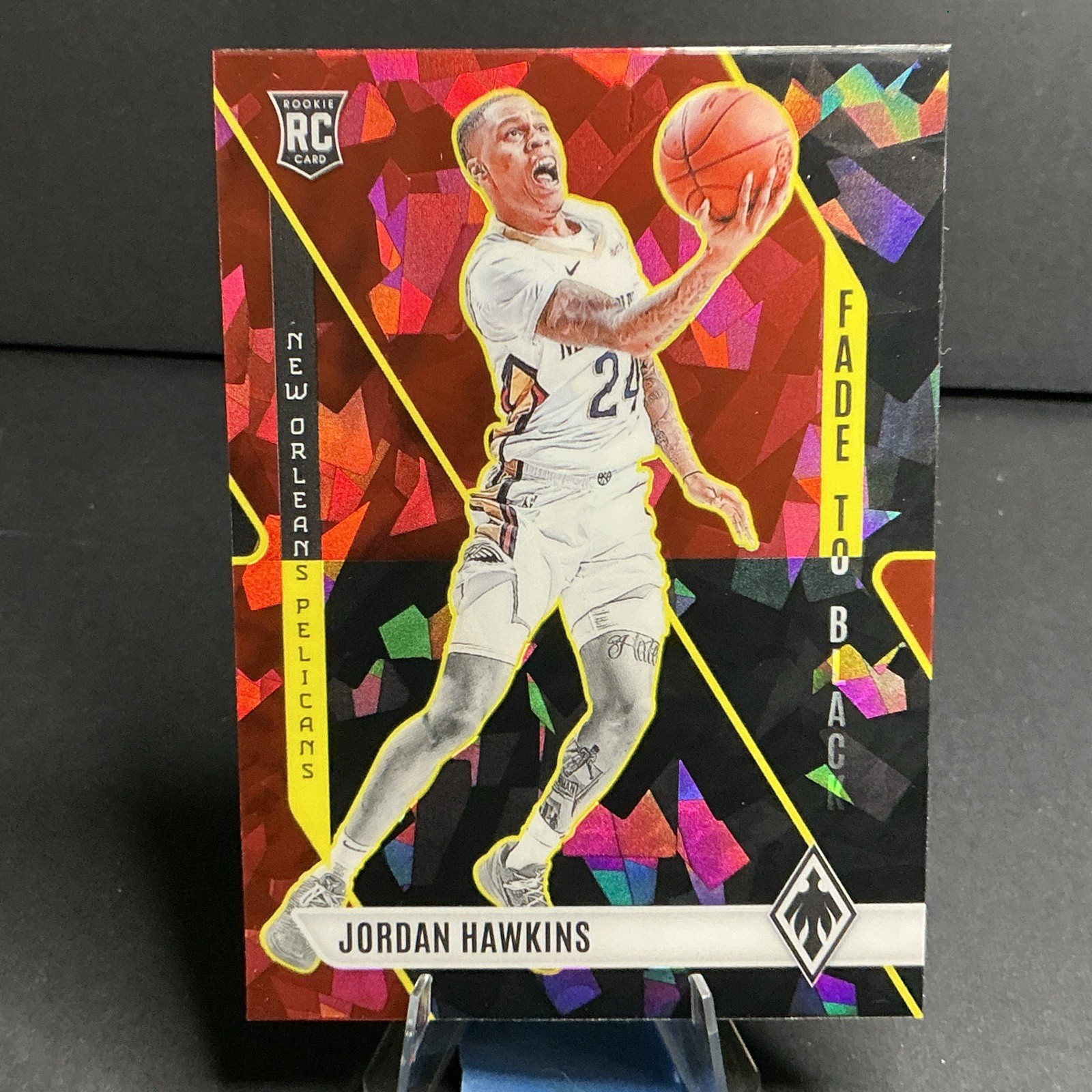 2023-24 Panini Phoenix Fade to Black Red Ice Jordan Hawkins RC #24