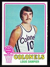 1973-74 Topps - # 183 Louie Dampier - Kentucky Colonels - NRMT NM