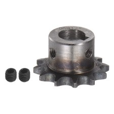 06B Roller Chain Sprocket 12T Pitch 3/8" 14mm Bore A3 Steel Motor Drive Gear