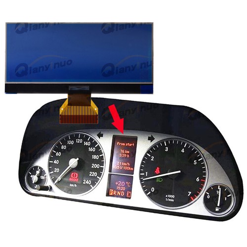 Donkivvy LCD Display Für Mercedes A / B Klasse W169 W245 – Kombiinstrument 8V Version – Ersatz Für ältere Modelle
