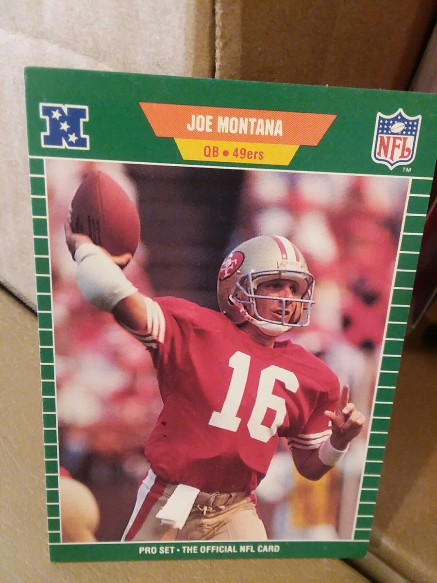 Pro Set Offical NFL Card Joe Montana #381 | eBay