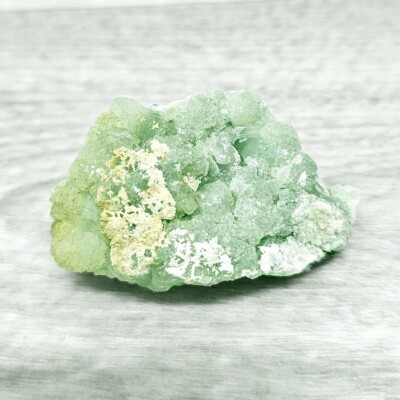 Collectible Light Dark Green Prehnite 55g - Natural Raw Stone
