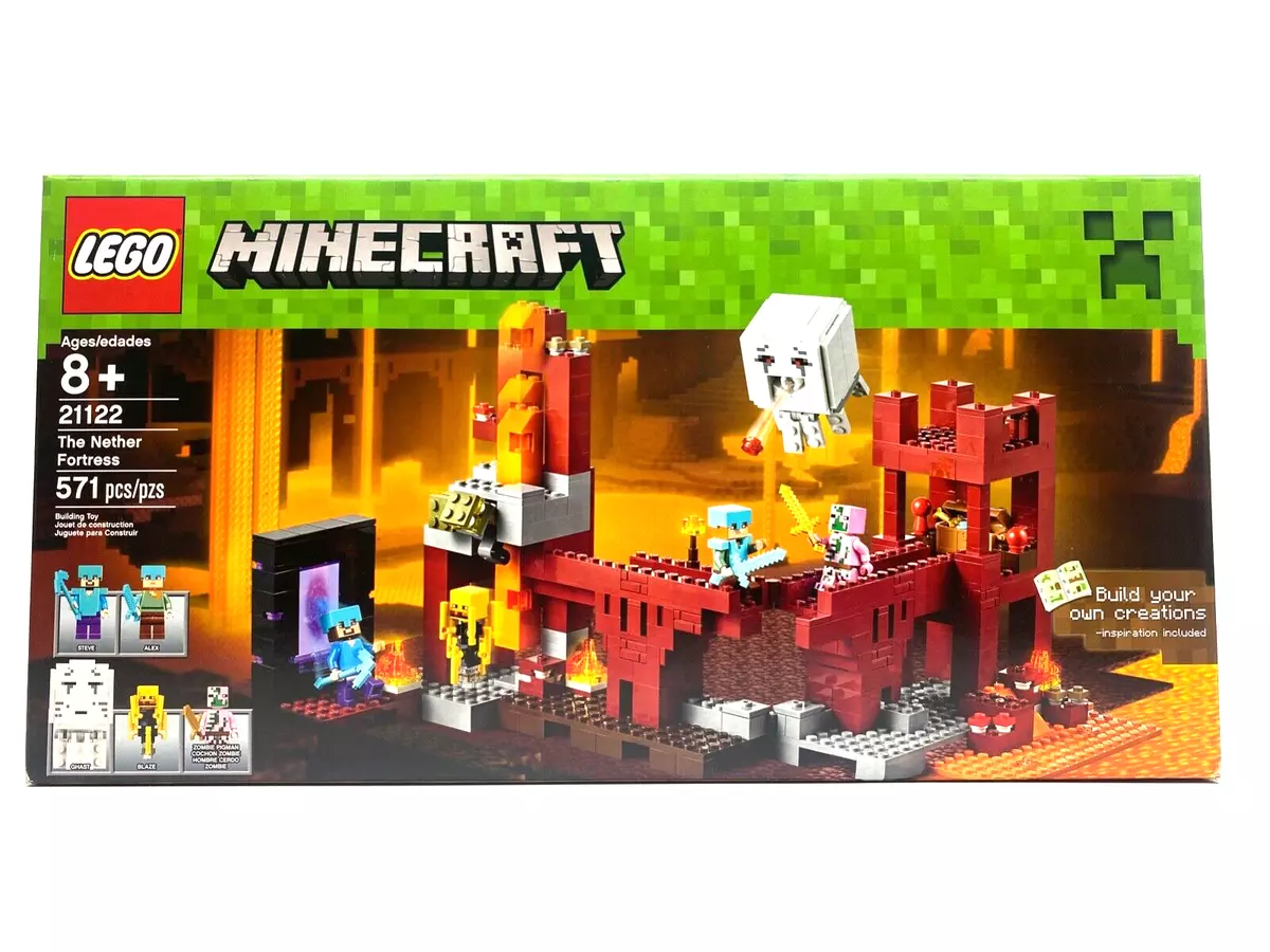  LEGO Minecraft The Nether Fortress 21122 : Toys & Games