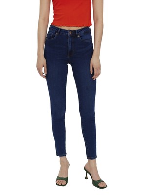 Vero Moda Damen Jeans VMSOPHIA - Skinny Fit - Blau - Dark Blue Denim XS-XL 