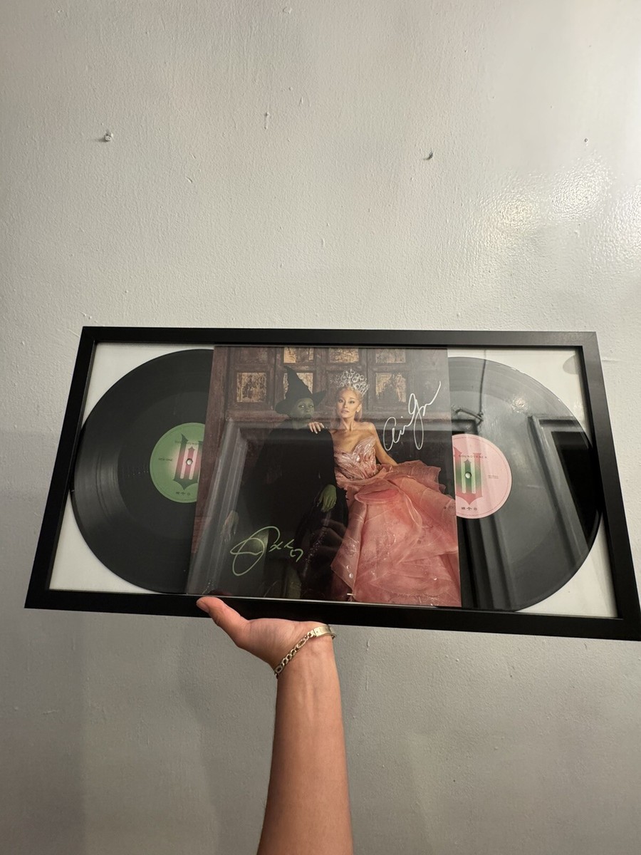 Wicked: The Soundtrack Signed LP by Ariana Grande and Cynthia