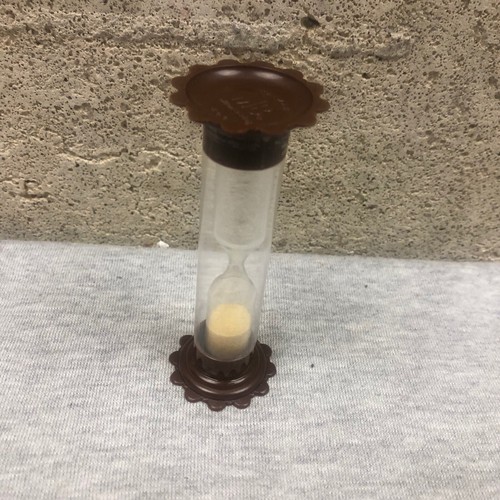MB 1995 Jumanji Board Game Replacement Parts Brown Timer Hourglass - Picture 3 of 3