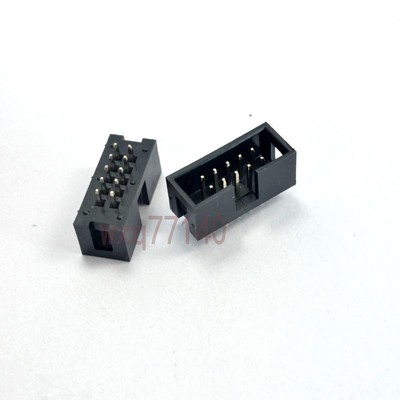 20Pcs 2.54mm 2x6 Pin 12 Pin Right Angle Male Shrouded IDC Box Header Connector
