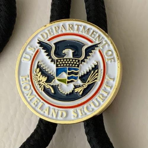 CBP TSA DHS Schlüsselband Ausweishalter mit emailliertem Metall Logo Folie - Bild 2 von 5