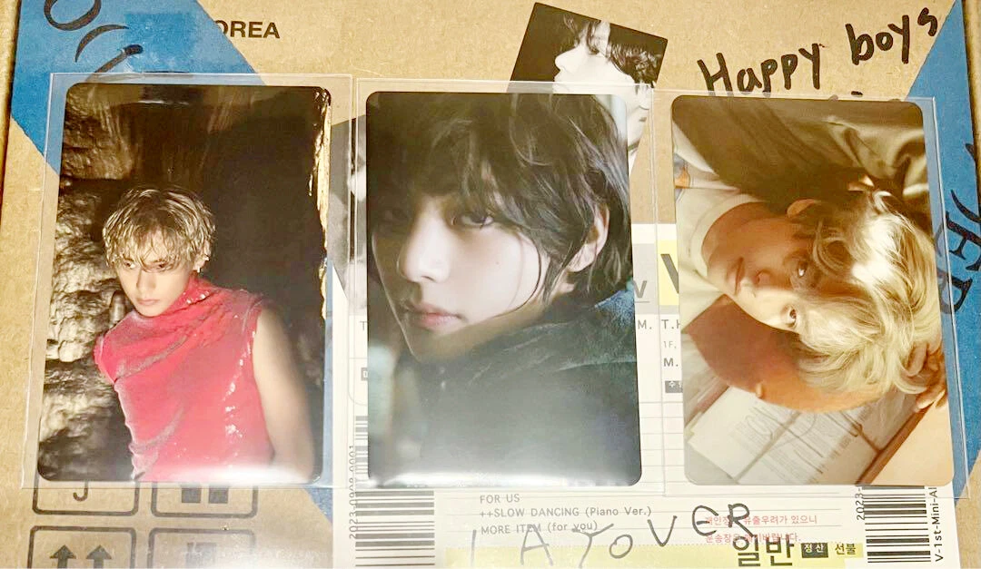 BTS V Taehyung LAYOVER Universal Music JAPAN Lucky Draw Official Photo card