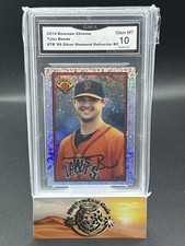 💥TYLER BEEDE GIANTS 2014 BOWMAN CHROME SILVER DIAMOND 