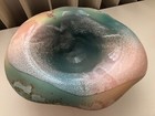 Vtg. 1980's Tony Evans Raku Pottery Centerpiece Bowl SIGNED 13.0L x 9.75W x 6.5H — photo 10