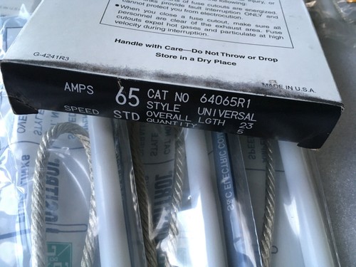 (1) Full BoxNOS S&C Positrol FUSE LINKS 65 Amp #64065R1 LINK - Foto 6 di 12