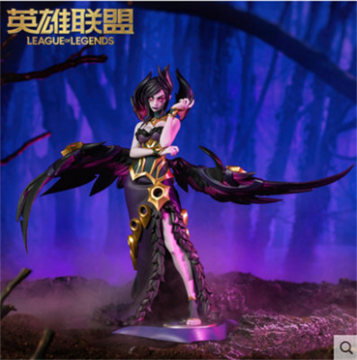 Official LoL League of Legends MORGANA Figure Model Statue 28cm Collection Toy