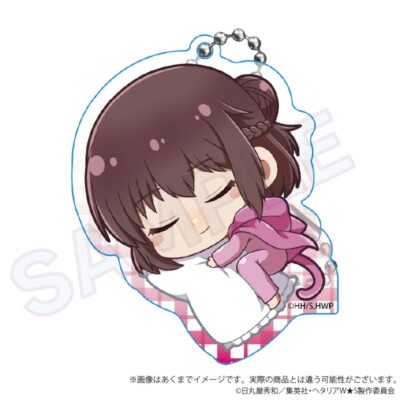 Hetalia World Stars Hug & Night Acrylic Key Chain Y Line Czech Republic New