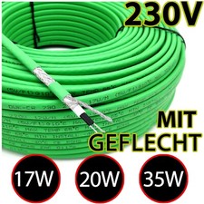 HEIZKABEL 230V Frostschutz Rohrbegleitheizung Heizleitung selbstregulierend ⭐⭐⭐