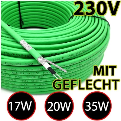 PROFIHOT HEIZKABEL 230V Frostschutz Rohrbegleitheizung Heizleitung selbstregulierend ⭐⭐⭐