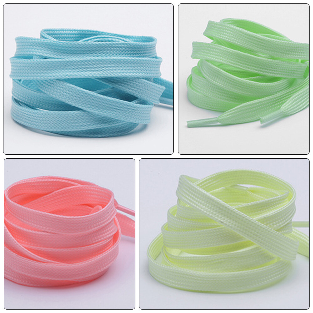 APL 5 paia di lacci luminosi per scarpe da ginnastica cinturino fluorescente luminoso
