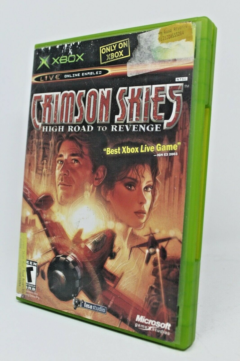 Crimson Skies: High Road to Revenge Xbox Simulation Game No Manual