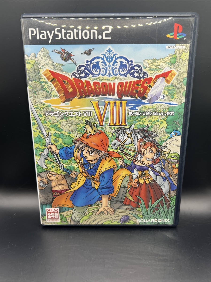 Dragon Quest 8 VIII PS2 JAPAN IMPORT US Seller SLPM 65888