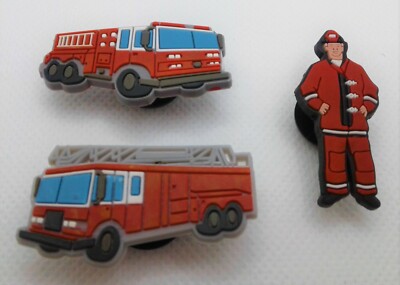 firefighter croc charms