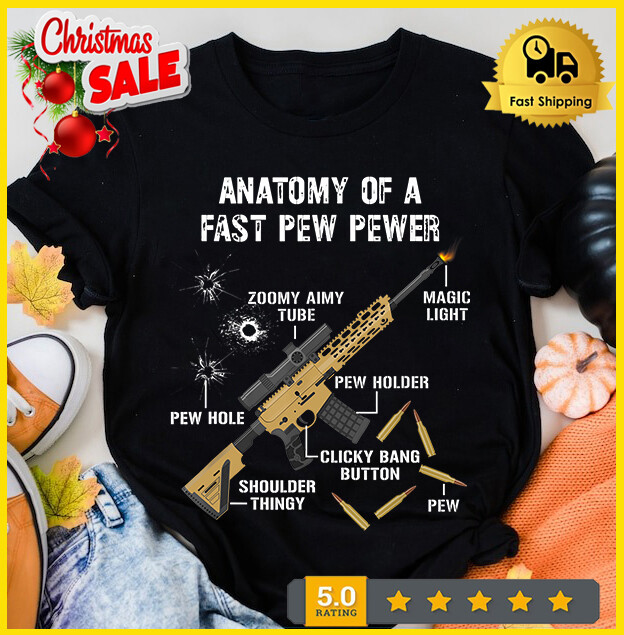 Anatomy Of A Pew Power Gun Vintage T-Shirt Anatomy Of A Pew Power Gun Vintage T-Shirt
