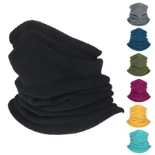 Winter Thermal Fleece Neck Gaiter Warmer Tube Windproof Face Mask for Men Women