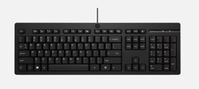 HP 125 Wired Keyboard French - CAN, Black