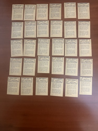 1962 CFL FOOTBALL STARTER SET 110/169, EX/NM CONDITION + FREE FAST SHIPPING! - Picture 5 of 8