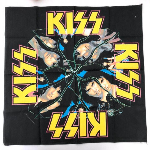 Rare!] KISS Crazy Nights Bandana / Hard Rock Band