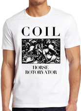 Coil Horse Rotorvator Electronic Music Retro Cool Gift Tee T Shirt 3027