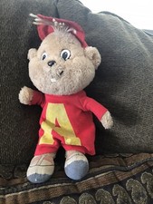 COLLECTIBLE ALVIN THE CHIPMUNK CBS 11" TALL PLUSH VINTAGE TOY, 1980'S