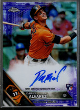 2016 Topps Chrome Rookie Autographs Purple Refractors #RADA Dariel Alvarez/250