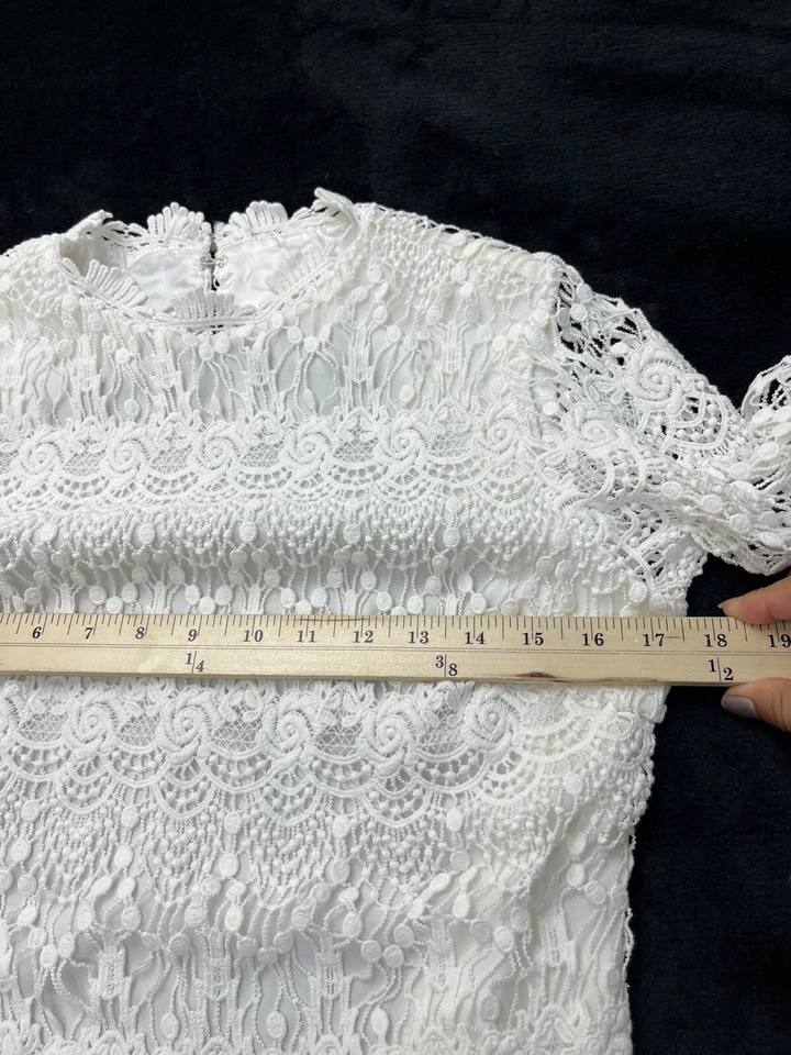 Vestido Daughters of Simone X BHLDN Kellen espalda abierta talla M nuevo sin etiquetas boda Foto 4 de 4