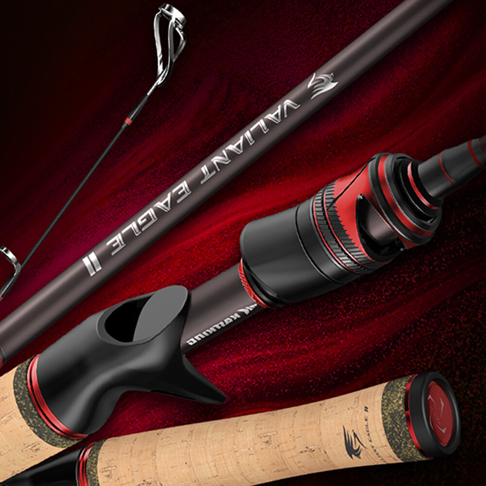 2022 Kastking Valiant Eagle II Fishing Spinning Rod Casting Rod UL