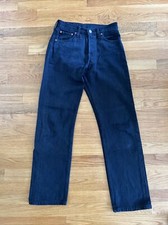 Vintage Levi s 501 Button Fly Black 29x30