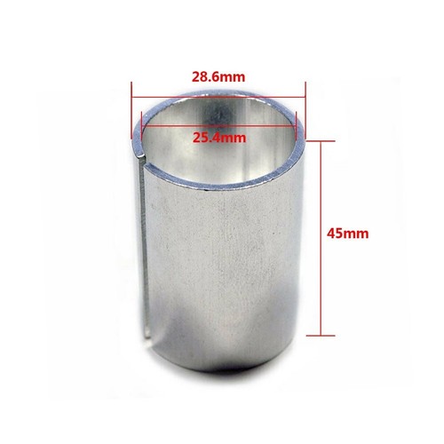 Bike Bicycle Stem Shim 1" Steerer To 1 1/8" Fork 28.6-25.4mm Stem Fork Adapter - Picture 6 of 46