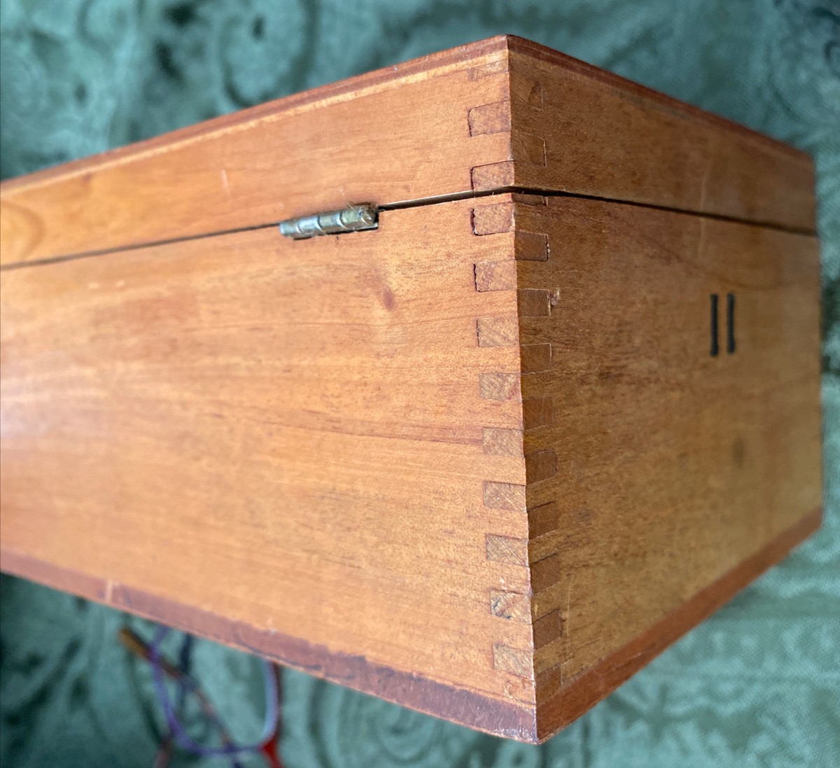 VINTAGE SANTA CLARA CIGARS 1830 SAN ANDRES MEXICO WOODEN CIGAR BOX