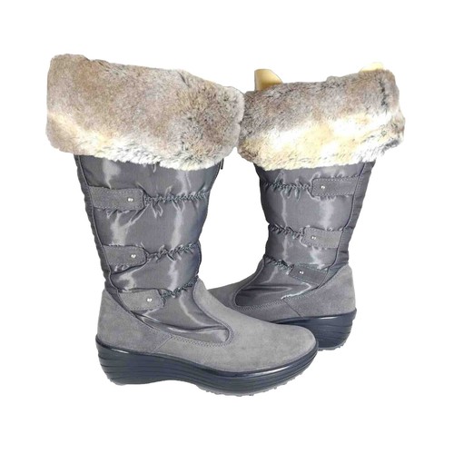Pajar Canada Waterproof Winter Boots Gray Pajar-Tex Fur Lined EU 42 US 9-9.5 Pajar Outdoor Boots for Women for sale | eBay main image 3
