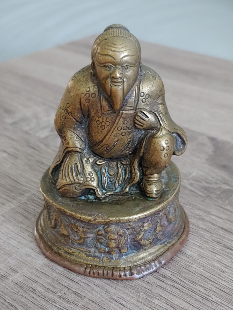 清代 古木彫り 旧蔵小葉黄楊木一葉渡江ダルマ 唐物 古時代物 古 清代 古木彫り 旧蔵小葉黄楊木一葉渡江ダルマ 唐物 古時代物 古