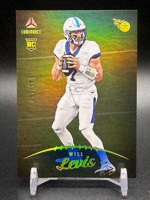 2023 Panini Luminance Football Will Levis #173 Gold RC /150 Tennessee Titans