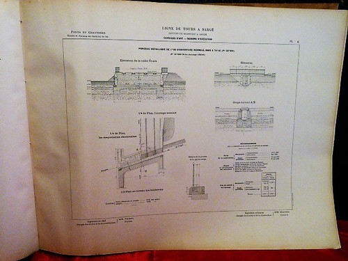Faure Atlas Works of Art Railways Tours-Sarge 2 Volumes 193 Plates Rare 1895 - Picture 10 of 12