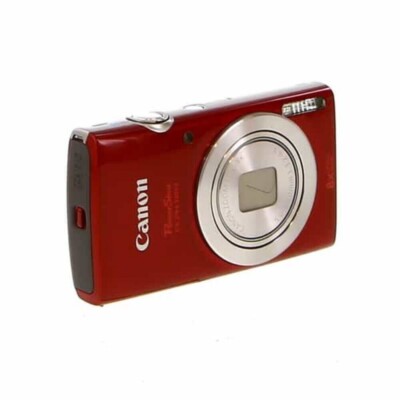 Canon PowerShot ELPH 180 20MP Digital Camera Red With SD card