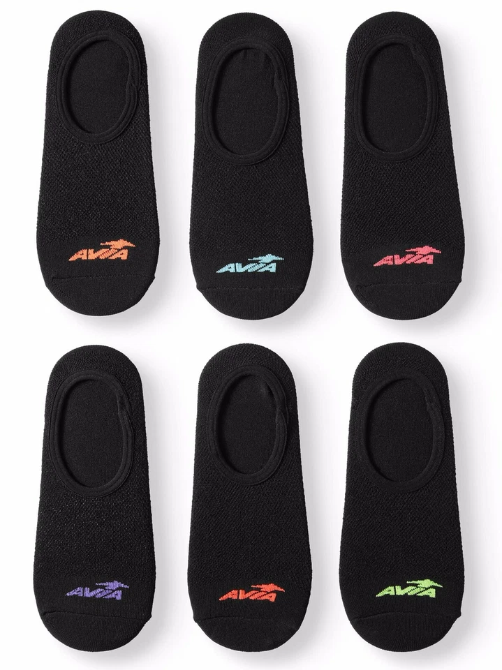 AVIA® LADIES Sport Line Socks 6-PAIR Fit Shoe Size 5-9 " PERFORMANCE LINER " - Image 2 of 4