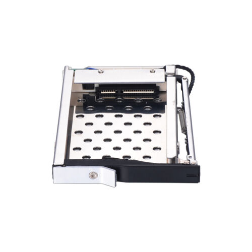 2.5 Inch SATA Hard Drive HDD SSD Bracket Hot Swap Mobile Rack Enclosure w/ Lock - Picture 2 of 6